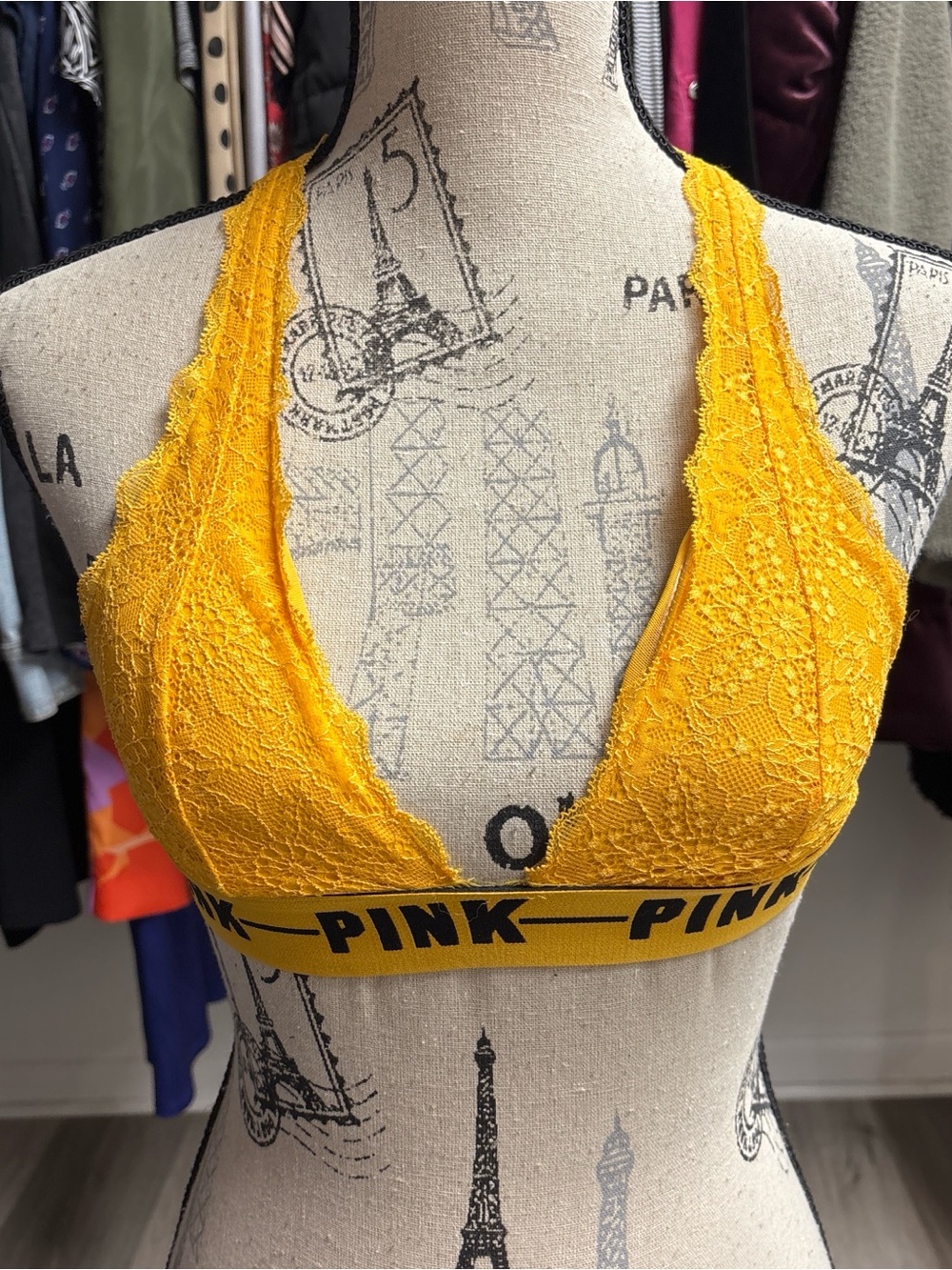 Y2K PINK Victoria's Secret Lace Bralette